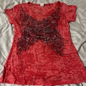 Womens Harley Davidson See Through T-Shirt